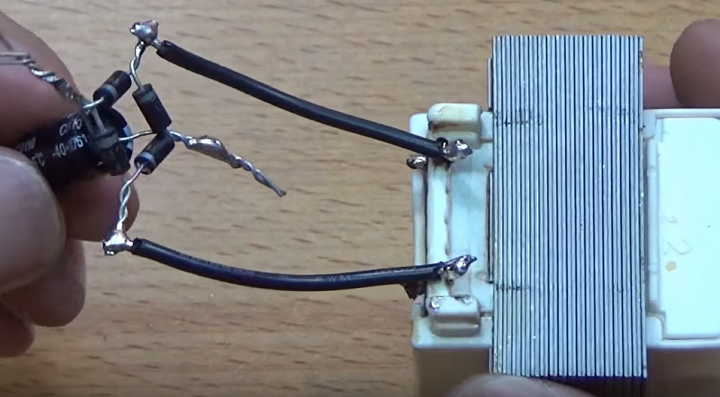 Nối cầu điot và máy biến áp