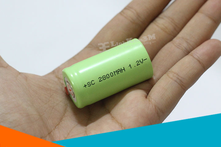 Pin Sạc Công Nghiệp SC 2800MAH 1.2V NiMh- NiCd Nhỏ Gọn