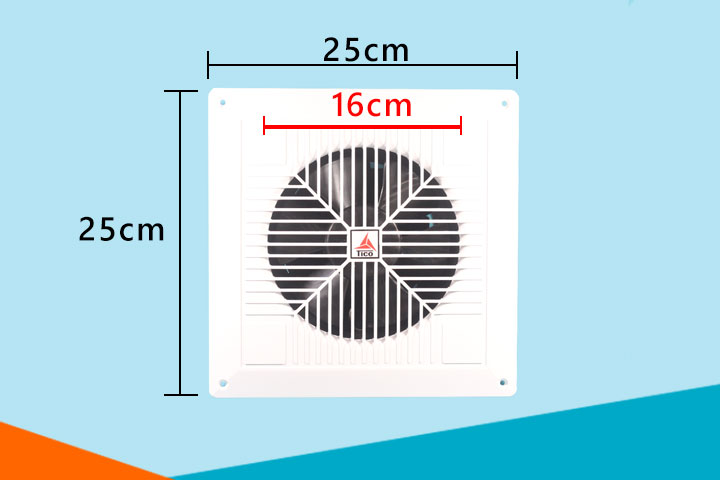 quạt thông gió 2 chiếu