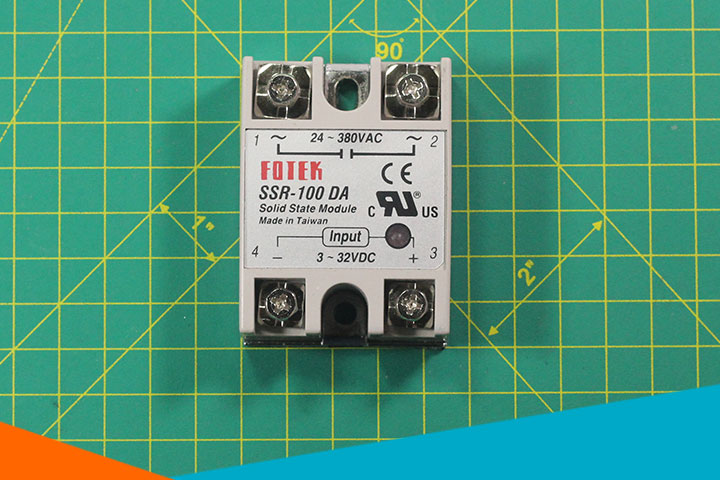 Kích thước Relay Bán Dẫn Fotek SSR-100 DA