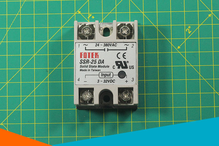 Kích Thước Relay Bán Dẫn Fotek SSR-25 DA