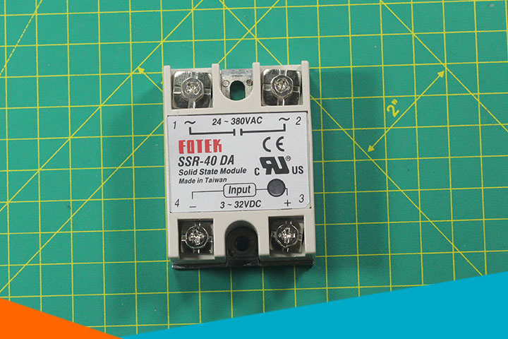 Kích Thước Relay Bán Dẫn Fotek SSR-40 DA