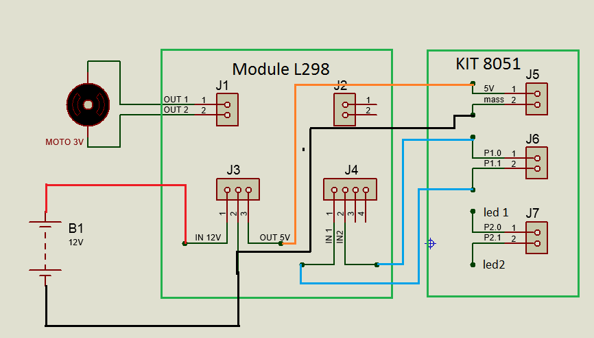 Module Điều Khiển Động Cơ L298 Xanh