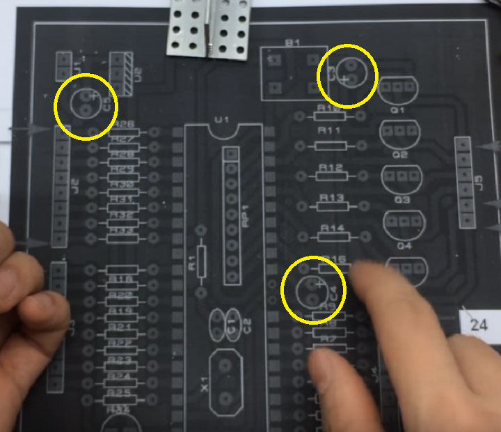 Sơ đồ cắm tụ hóa vào mạch