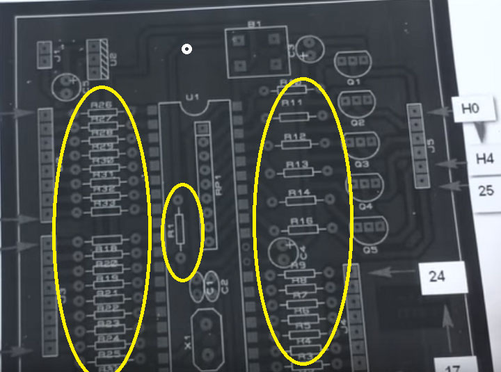 Sơ đồ lắp chân trở