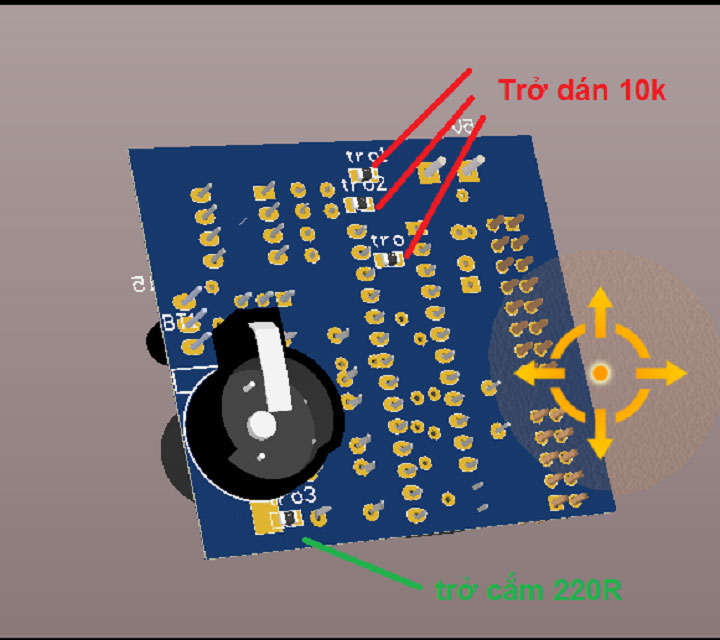 Sơ đồ lắp linh kiện bottom