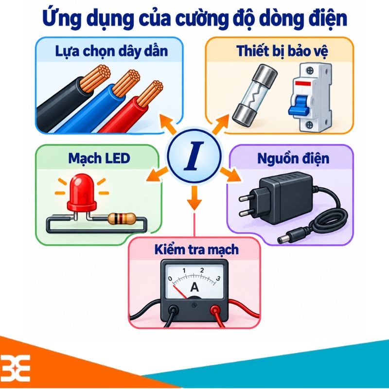 Ứng dụng của cường độ dòng điện