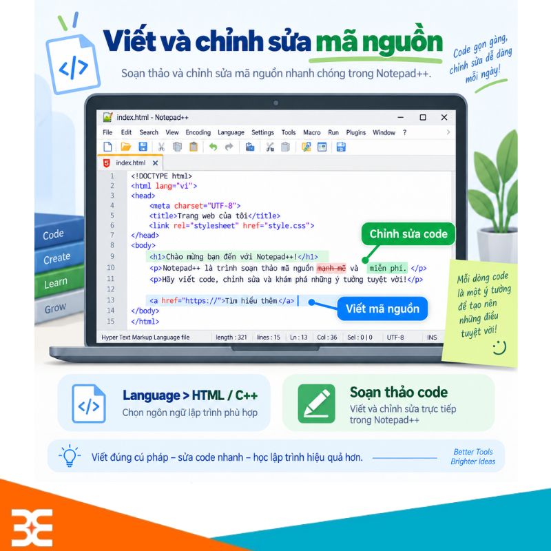 Viết và chỉnh sửa mã nguồn