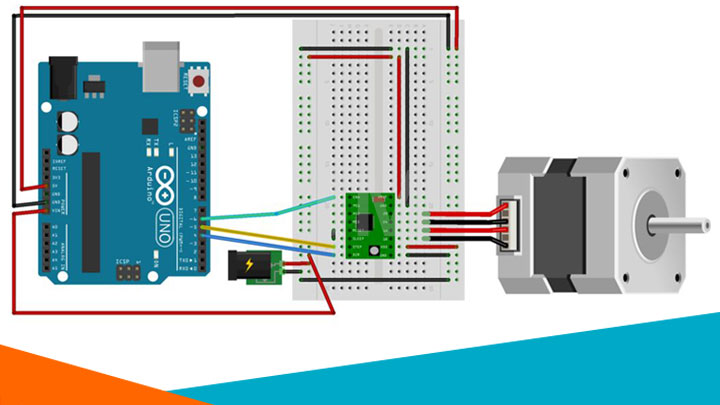 Arduino R3, Module A4988, Động Cơ Bước