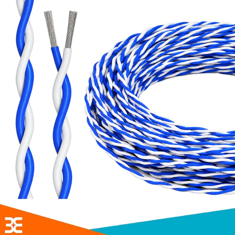 Dây Điện Đôi Chịu Nhiệt PTFE AFS200 26AWG 0.13mm² Xoắn Đôi
