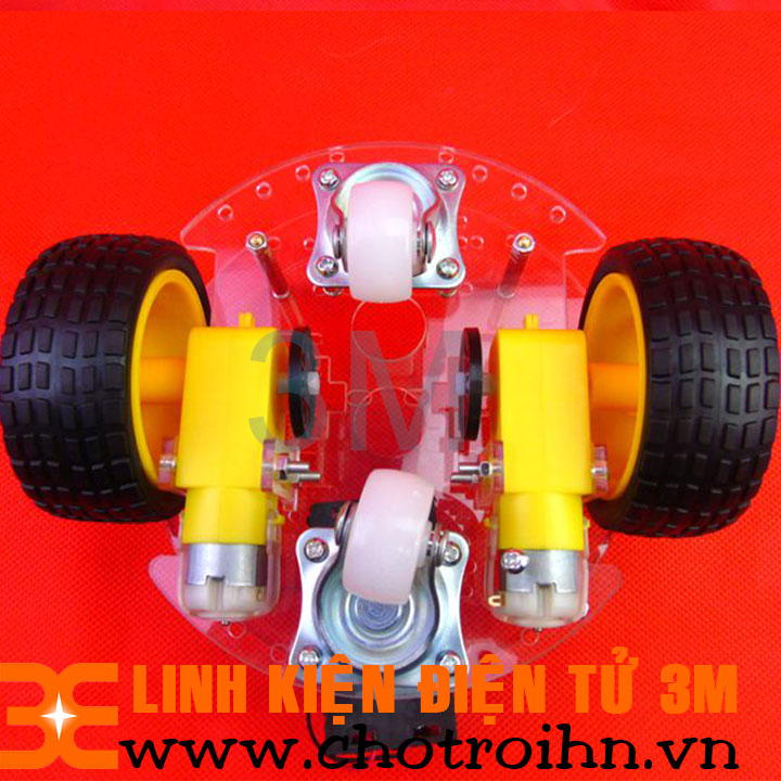 Khung Xe Robot 3 Bánh V2 (Khung Tròn) giá rẻ