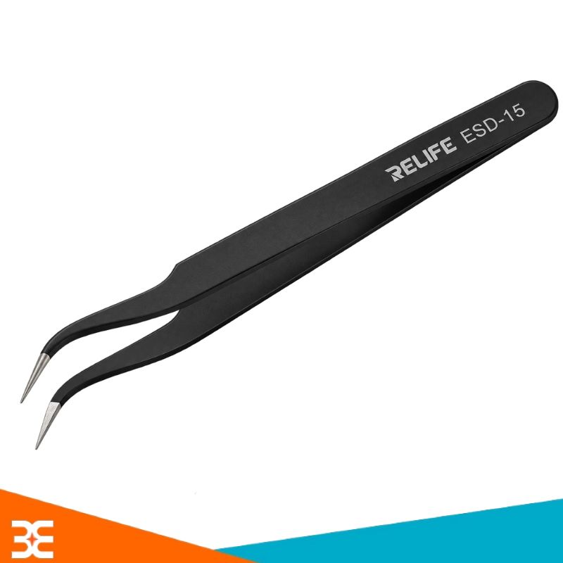 Nhíp chống tĩnh điện RELIFE RL-ESD-15 mũi cong
