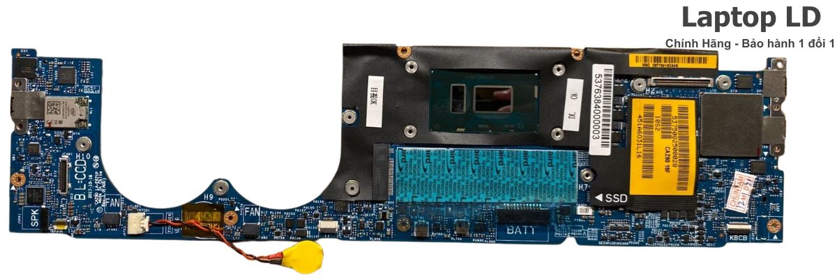 Main laptop Dell XPS 13 9370 CPU i7-7660U mã LA-E671P chính hãng, bảo hành 1 đổi 1