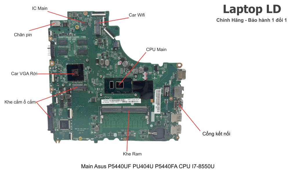Main laptop Lenovo V510-15IKB CPU i5-7200U mã 5B20M31734 chính hãng, bảo hành 1 đổi 1