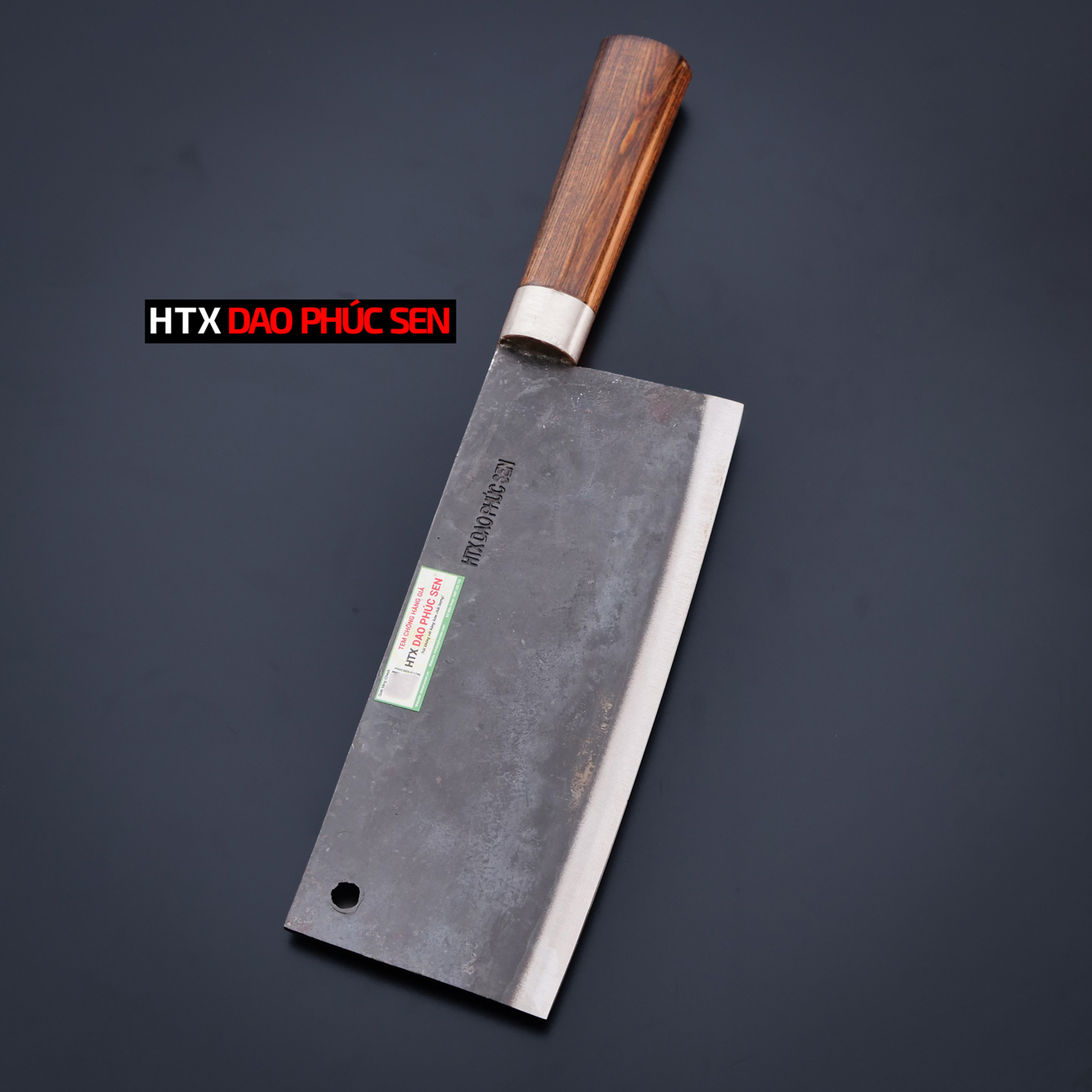 Dao chặt gà đa năng sắc bén - Thép nhíp ô tô - Cán gỗ tự nhiên khâu inox - G05 sắc bén