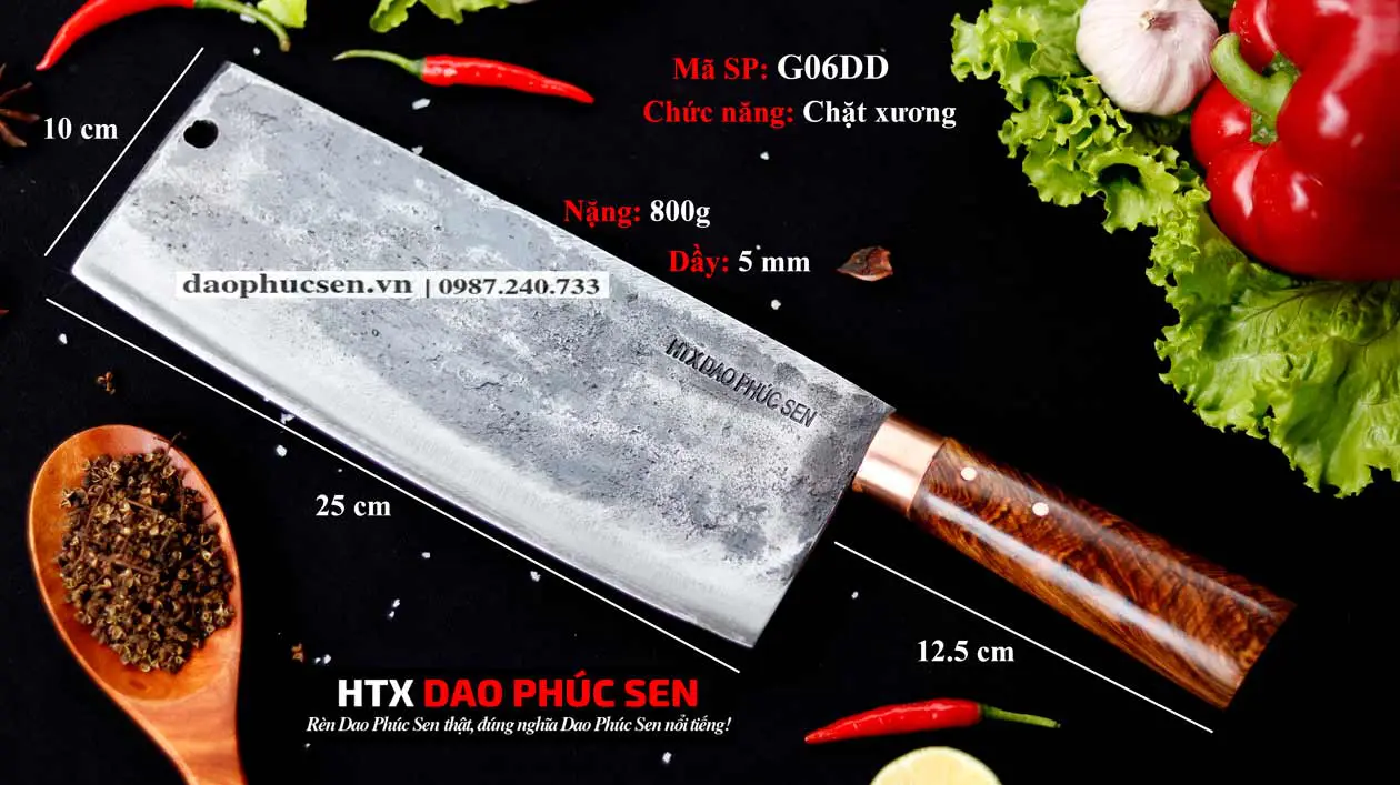 Dao chặt xương cứng G06DD sắc bén