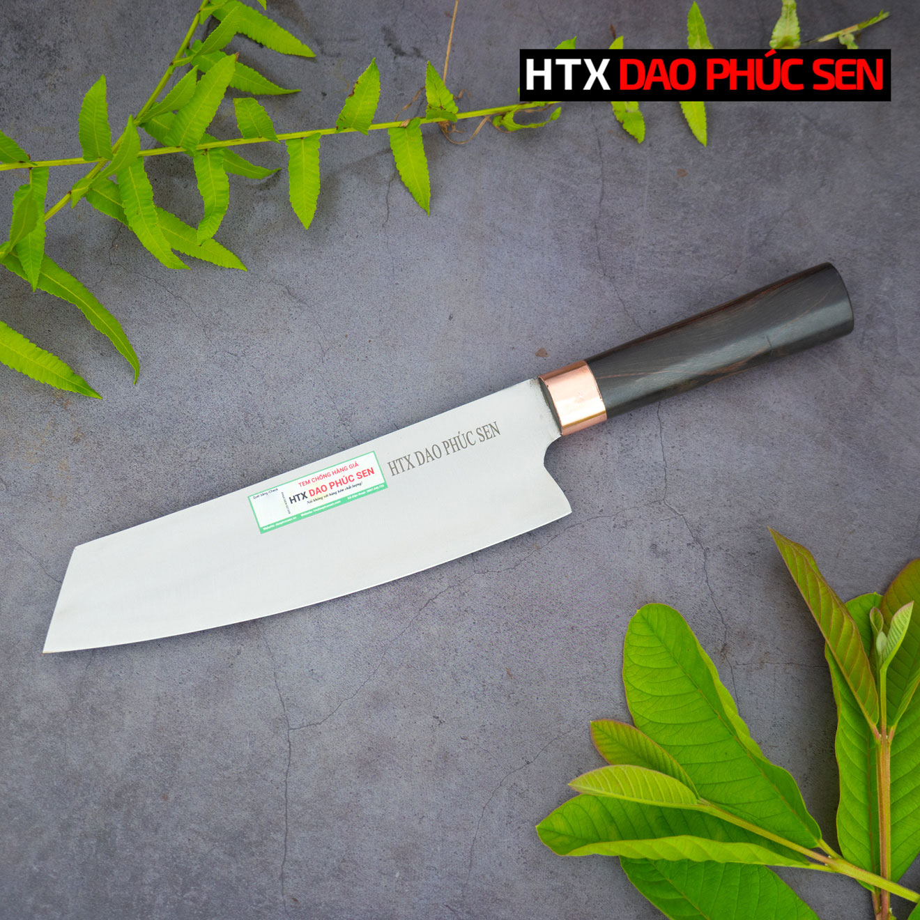 Dao thái lọc thép trắng cao cấp N16KMDD sắc bén, kháng gỉ tốt