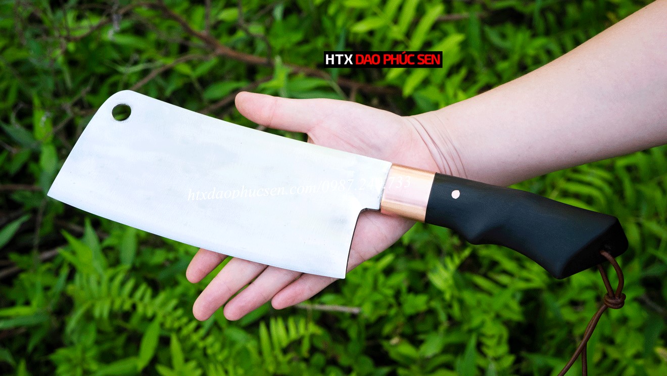 Dao chặt gà thép trắng cao cấp CG04 có khả năng hạn chế hoen rỉ tốt