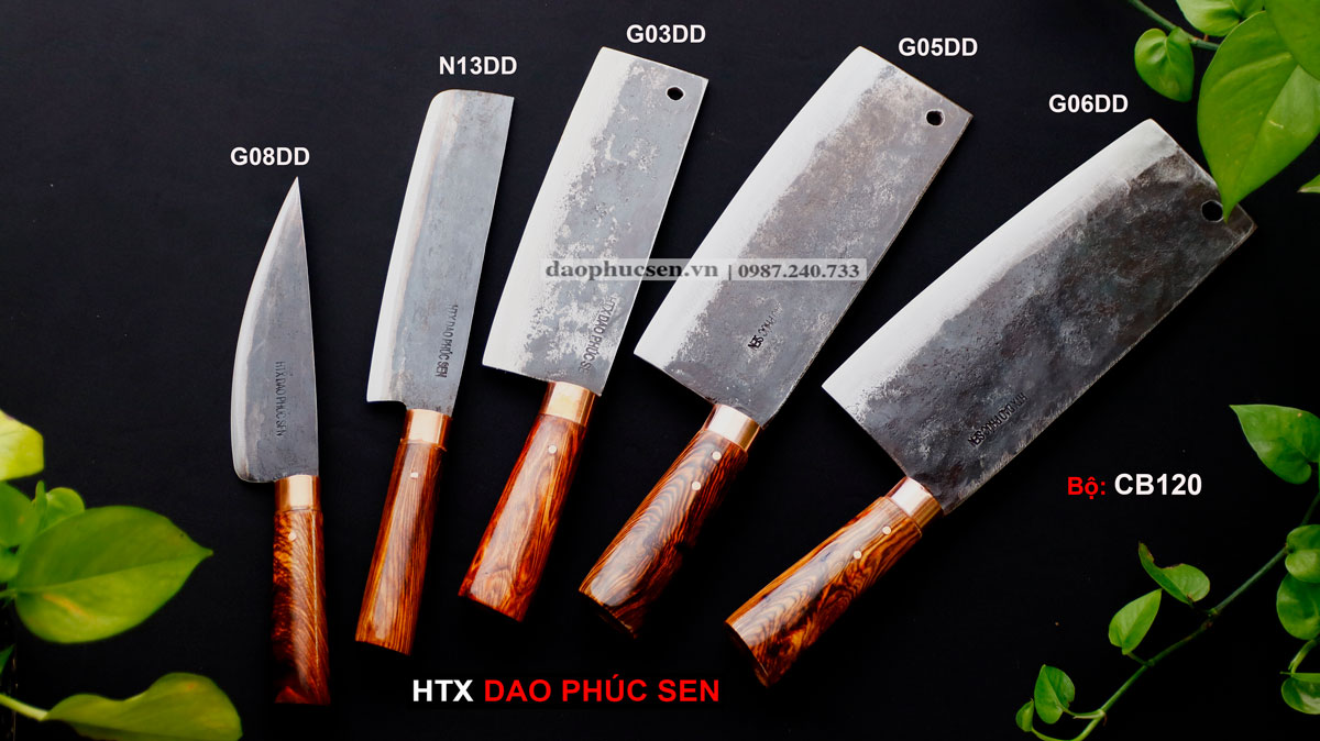 Bộ dao bếp, daophucsen, dao phúc sen, htx dao phúc sen, dao nhíp, bộ dao bếp, dao đa sỹ, dao phúc sen cao bằng, đặc sản cao bằng, dao phúc sen hd, dao phúc sen hà khiêm