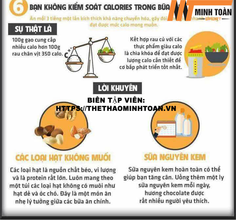 lý do làm cơ bắp bạn không phát triển 6