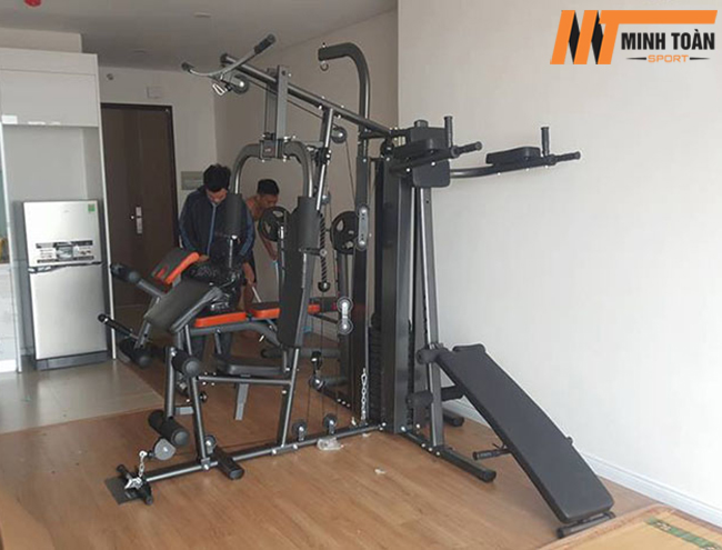 lắp đặt giàn tập tạ 2018