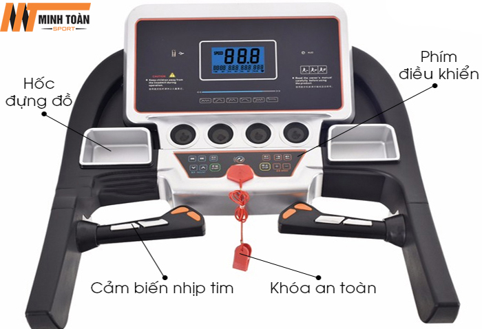 bảng điều khiển máy chạy bộ điện Pro Fitness PF-114