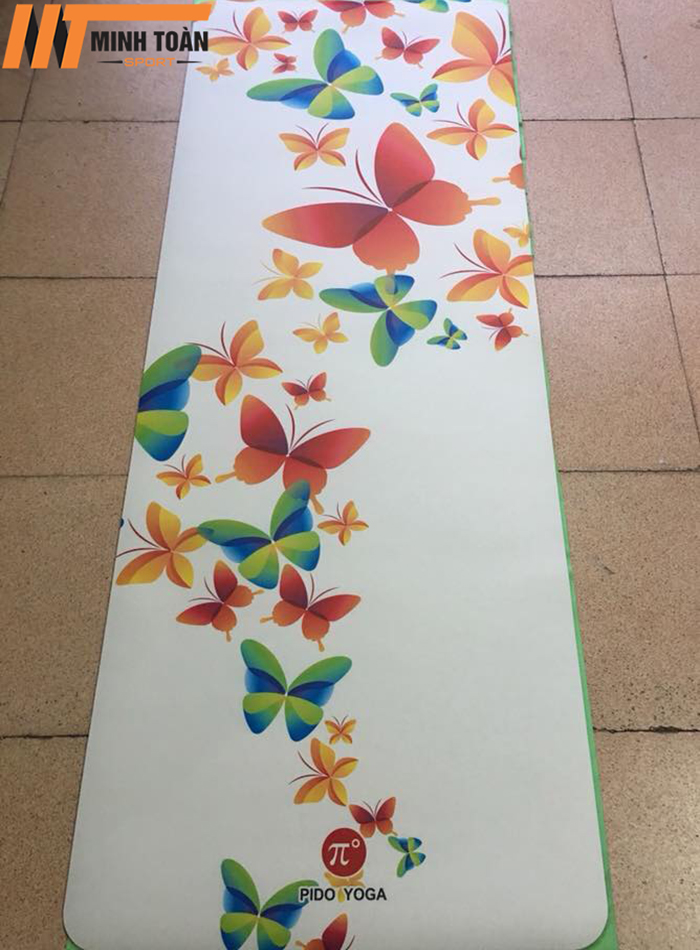 Thảm Tập Yoga Pido 5D Hoa bướm