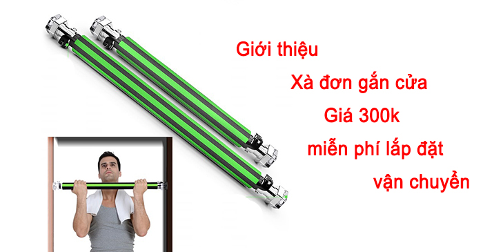 Xà đơn gắn cửa
