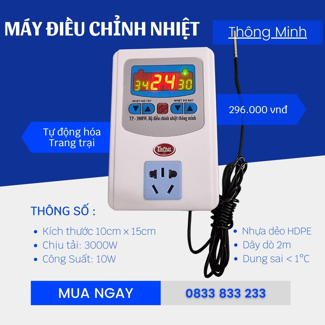 máy úm gà tự động điều khiển nhiệt độ thông minh 3000W