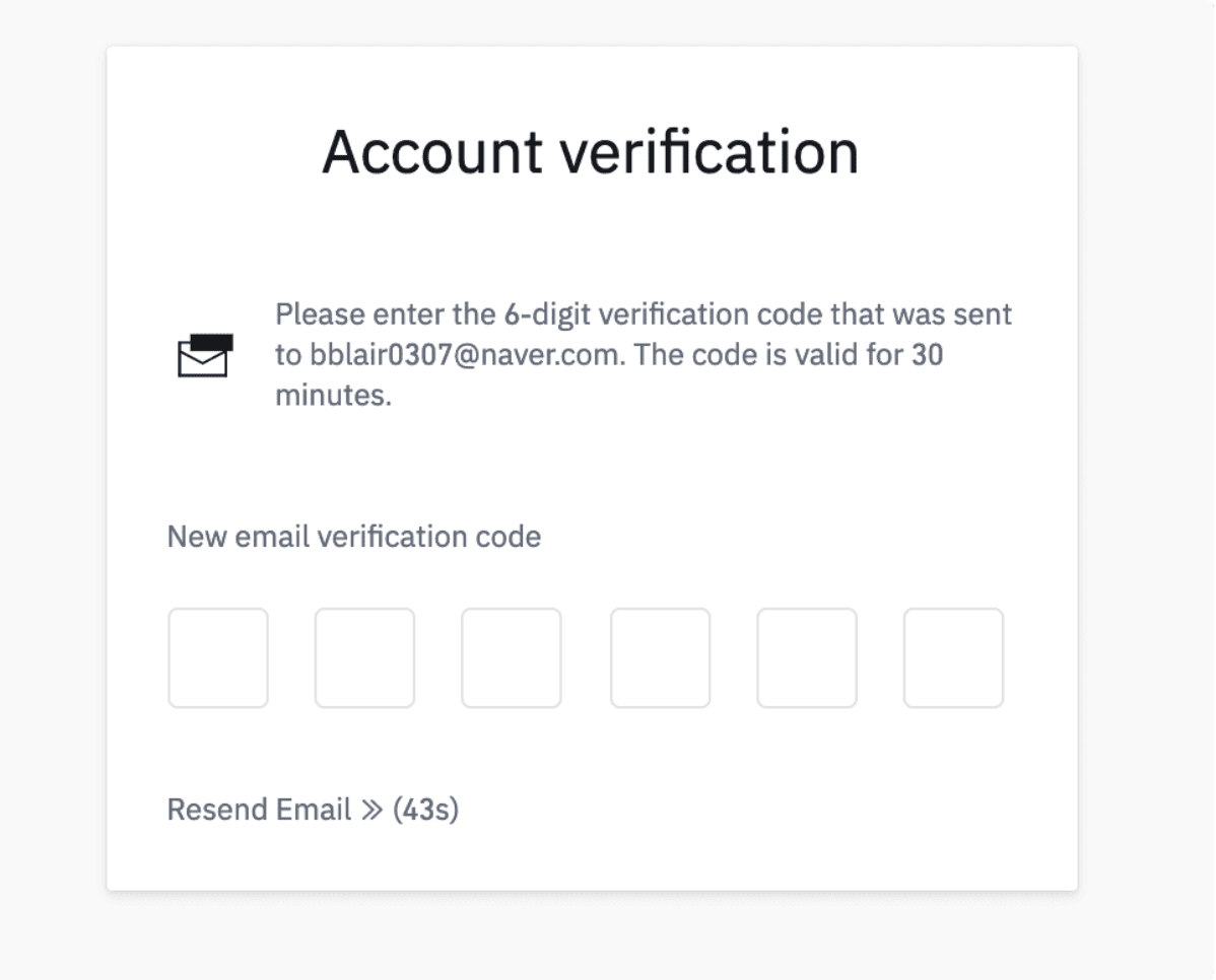 Vui lòng đăng nhập vào email để xem mã xác minh và điền vào trong thời gian quy định.