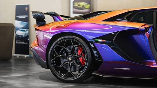 Màu sơn hơn 1,5 tỷ đồng của chiếc Lamborghini Aventador SVJ 12