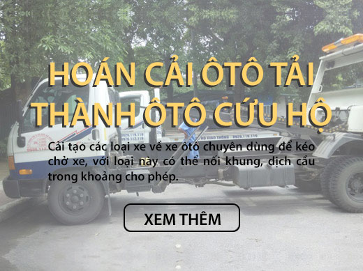 Hoán cải ô tô tải thành ô tô cứu hộ