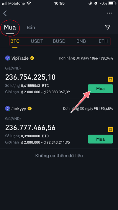 huong dan mua bitcoin tren binance bang vnd 013