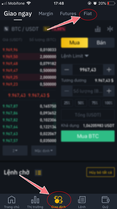 huong dan mua bitcoin tren binance bang vnd 025