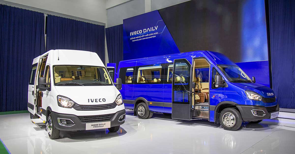Thaco trình làng 2 mẫu minibus Iveco Daily và Iveco Daily Plus