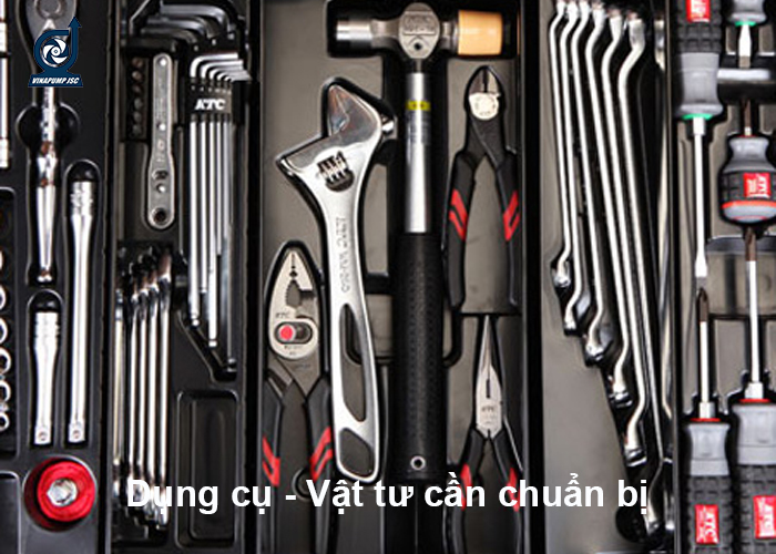 cach lap may bom 2 hong