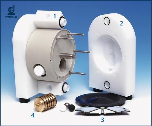 Cấu tạo của bơm màng