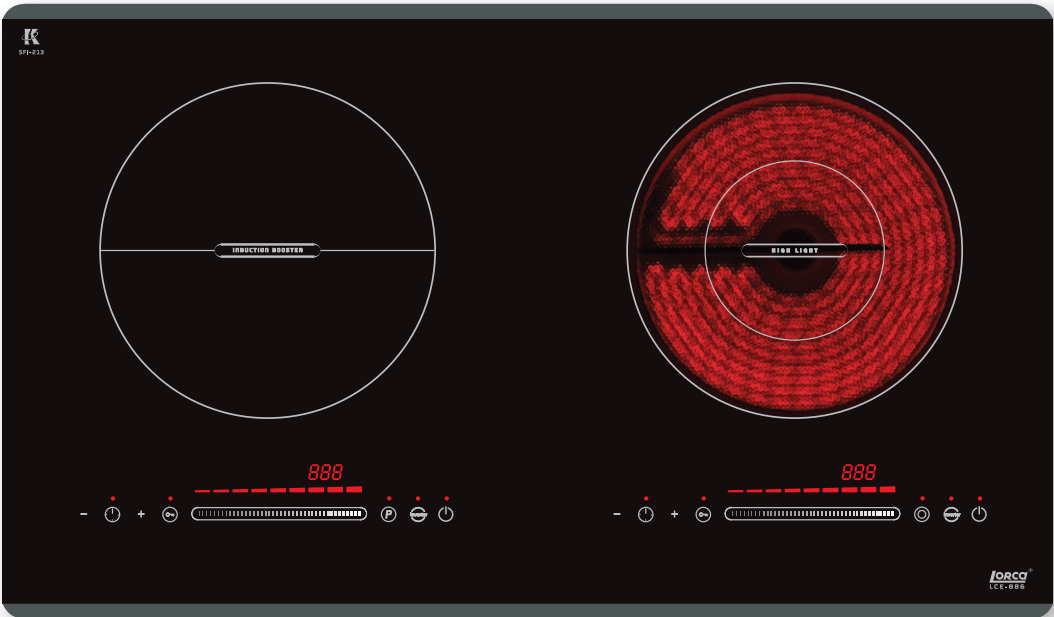 bếp điện từ lorca lce886