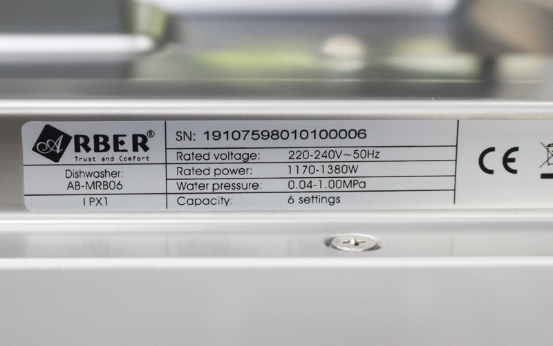 máy rửa bát arber mrb b06