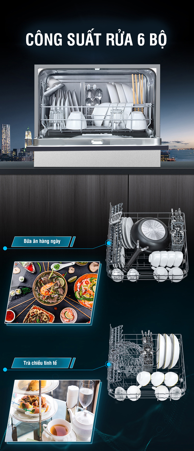 máy rửa bát mini arber