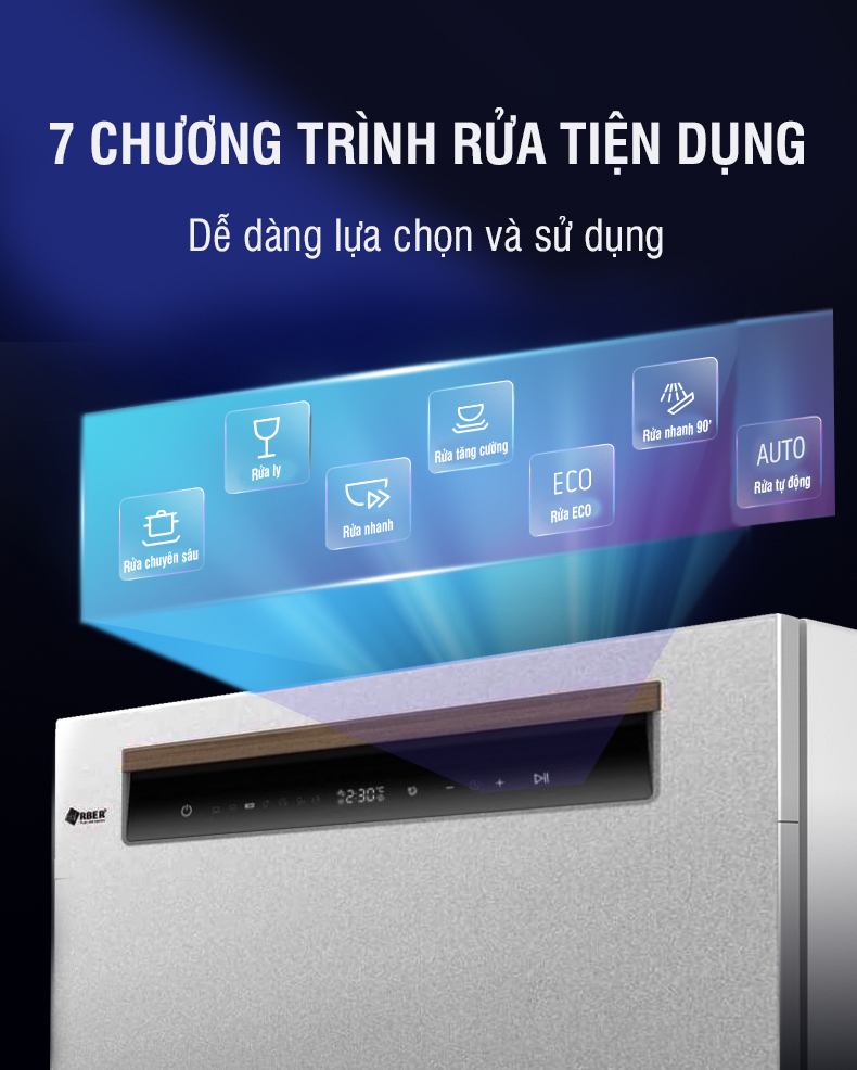 máy rửa bát mini arber