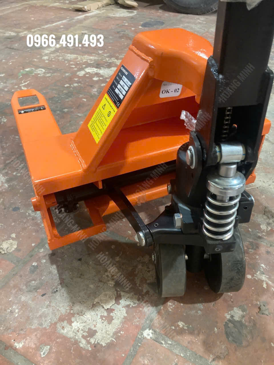 xe nâng tay siêu thấp 1 tấn 520x650mm