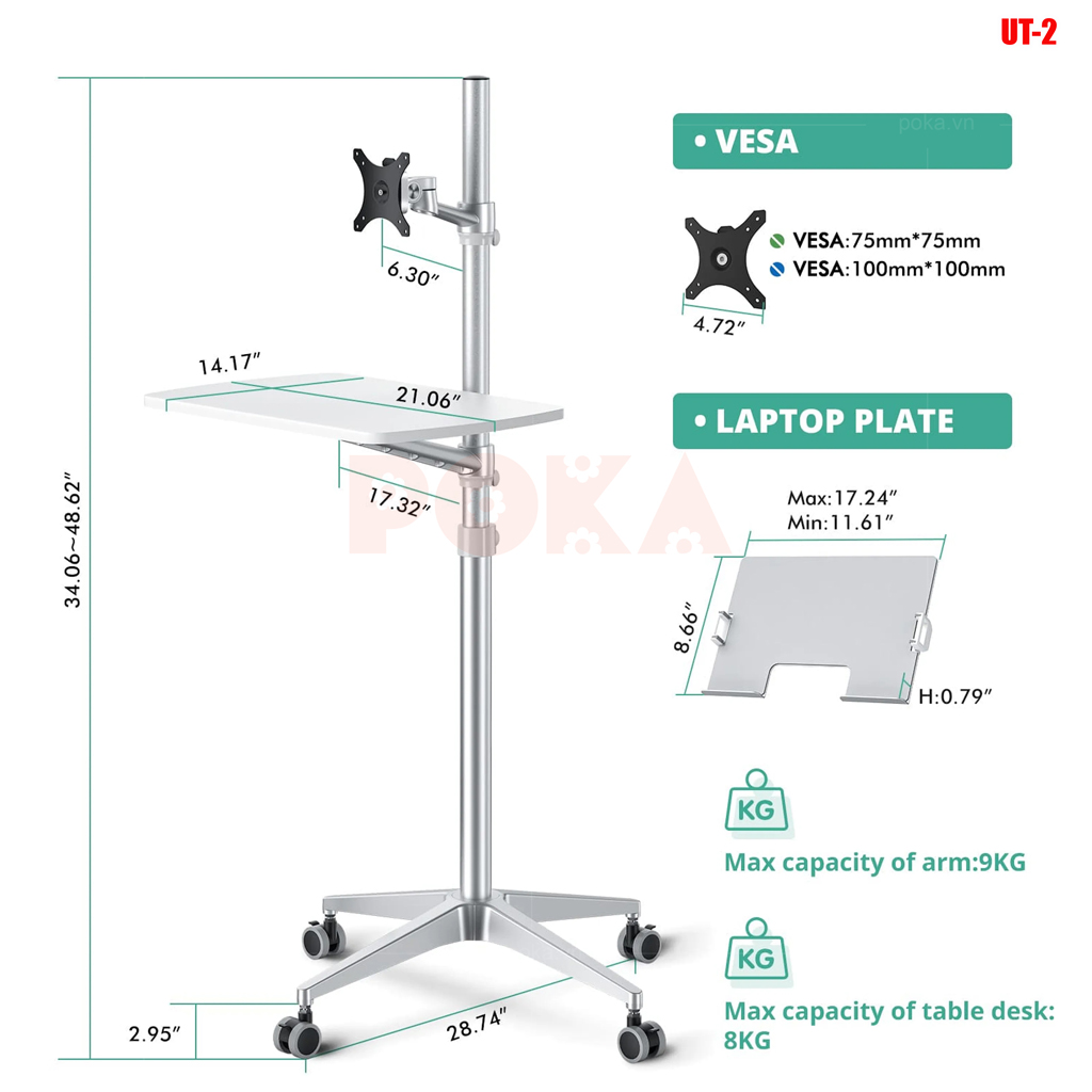Bàn làm việc di động UT2