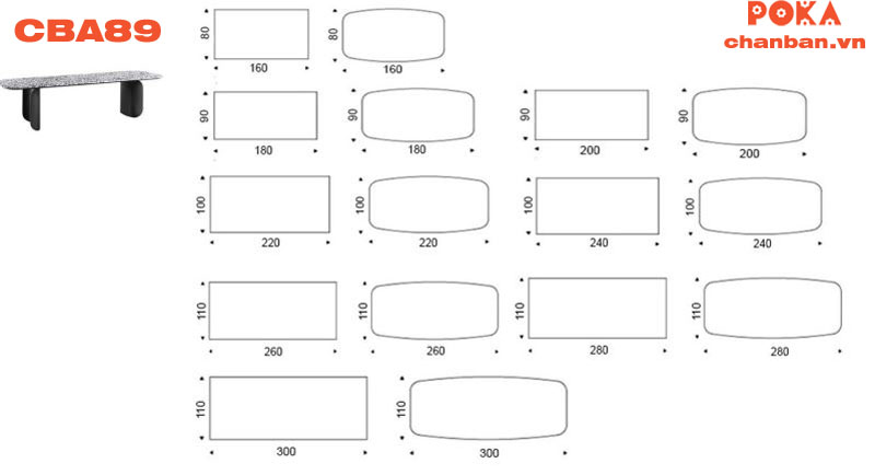 Chân bàn ăn CBA89