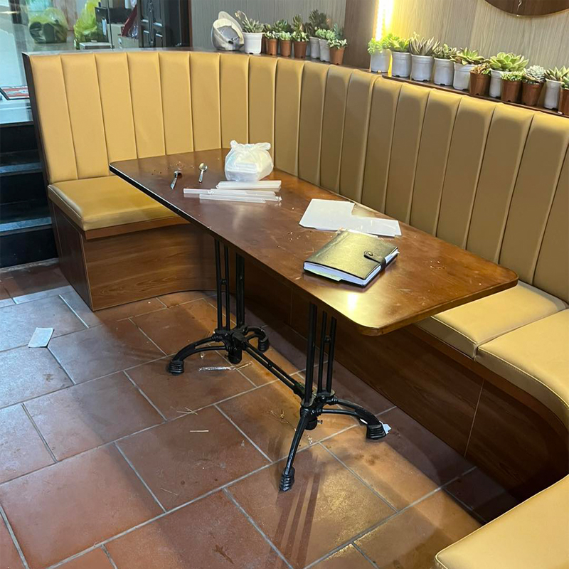 Ảnh khách chụp gửi feedback chân bàn gang đôi CG-D-ALL