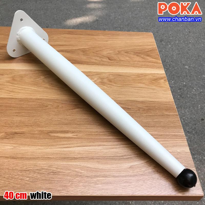 chân côn louis 40cm màu trắng