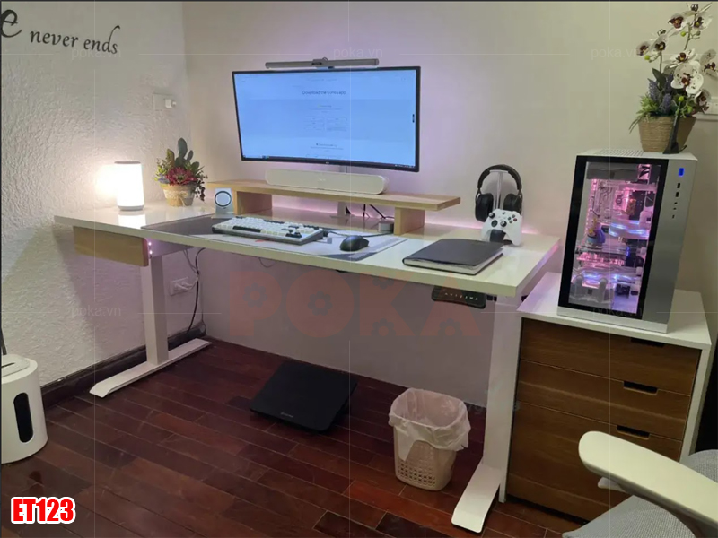 bàn làm việc nâng hạ bằng điện flexispot et123