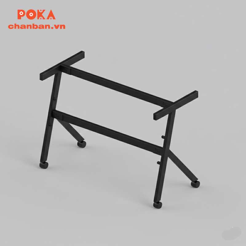 Chân bàn huấn luyện đơn mặt bàn cố định 700x1400-FZ13-1400 màu đen