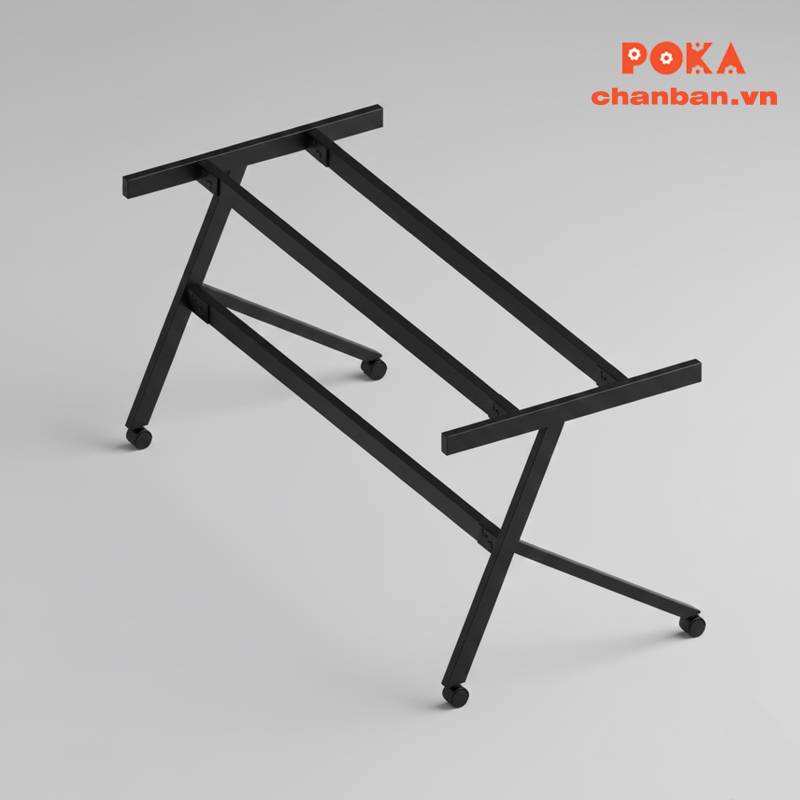 Chân bàn huấn luyện đơn mặt bàn cố định 800x1600-FZ13-1600 màu đen