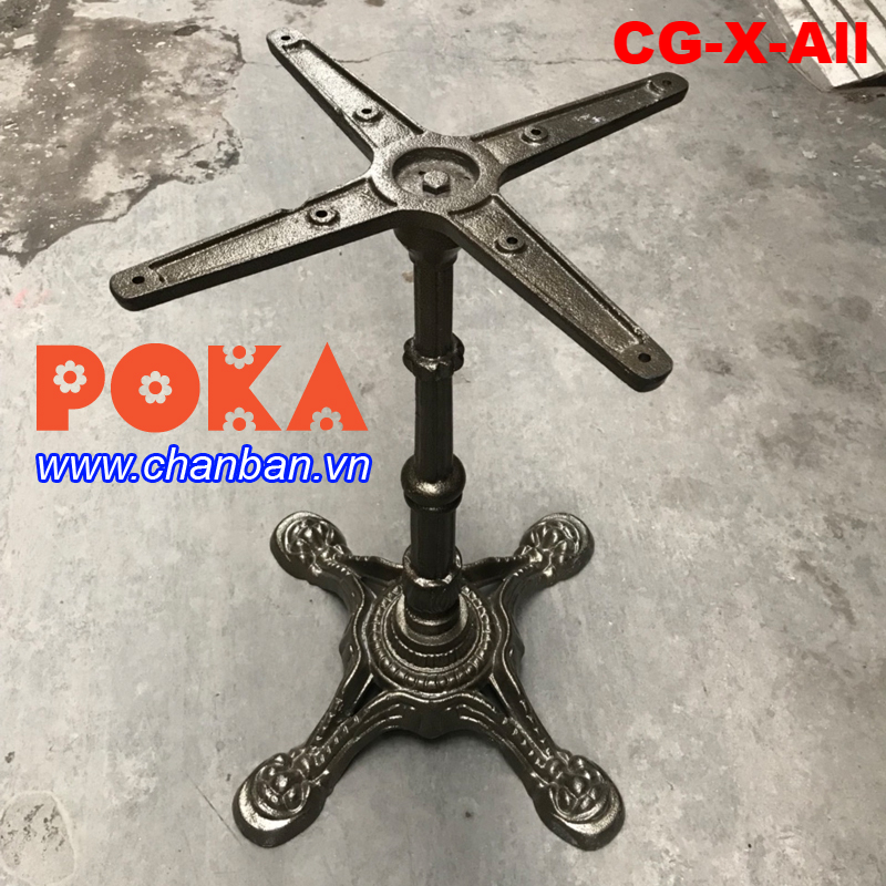 Chân bàn gang đúc nghệ thuật